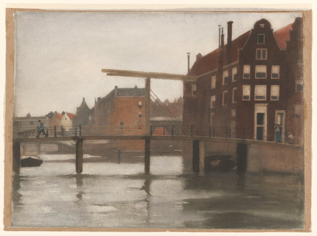 Vista de Uilenburg en Ámsterdam de Willem Arnoldus Witsen