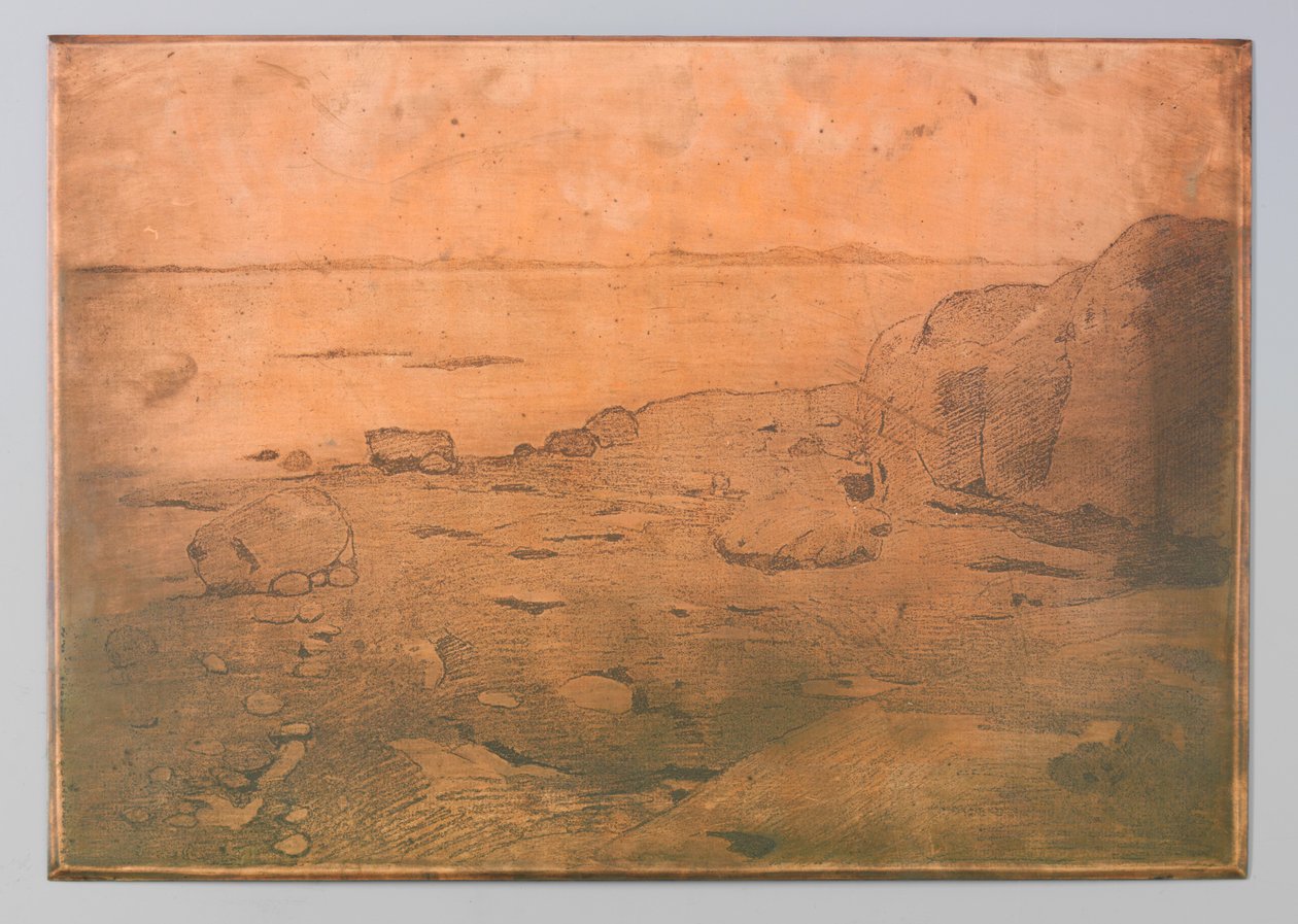 Costa rocosa en St. Andrews, Canadá de Willem Arnoldus Witsen