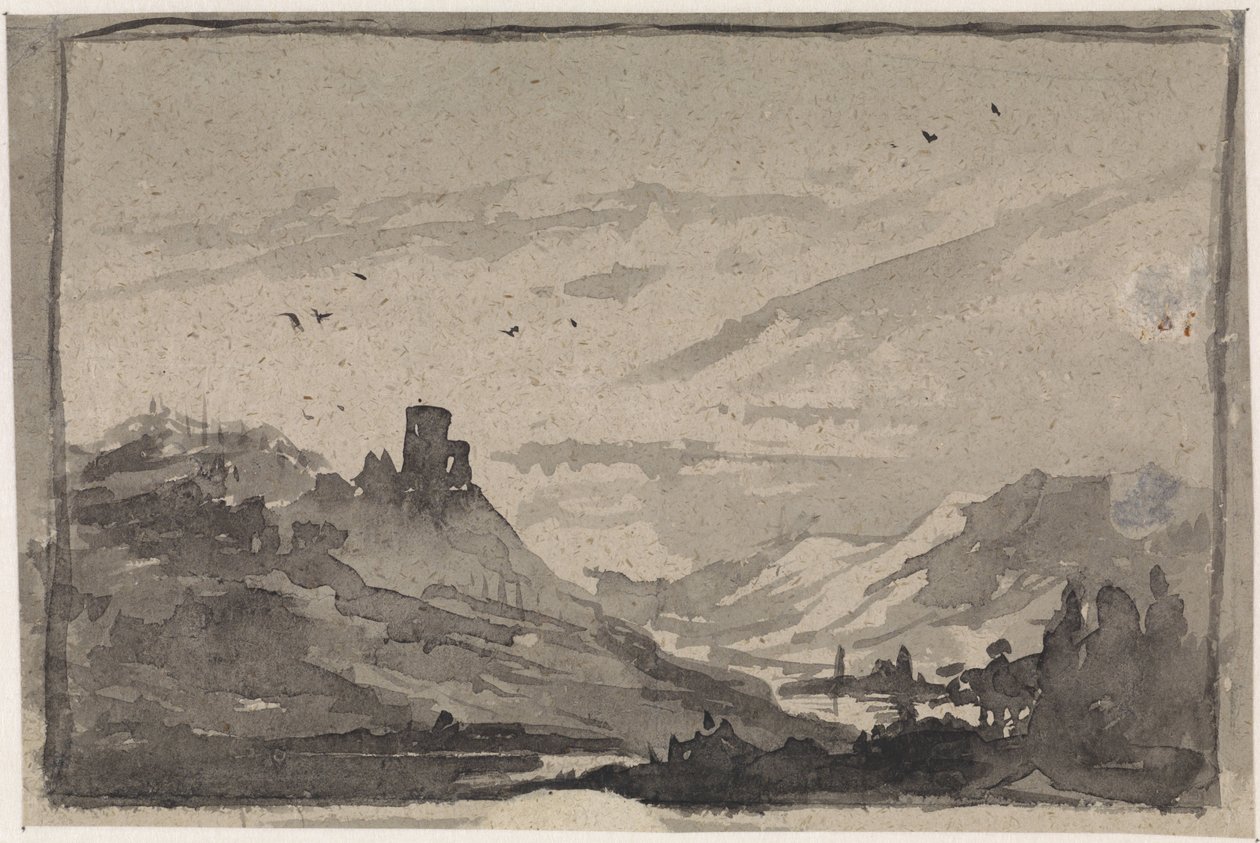 Paisaje de montaña de Willem de Famars Testas
