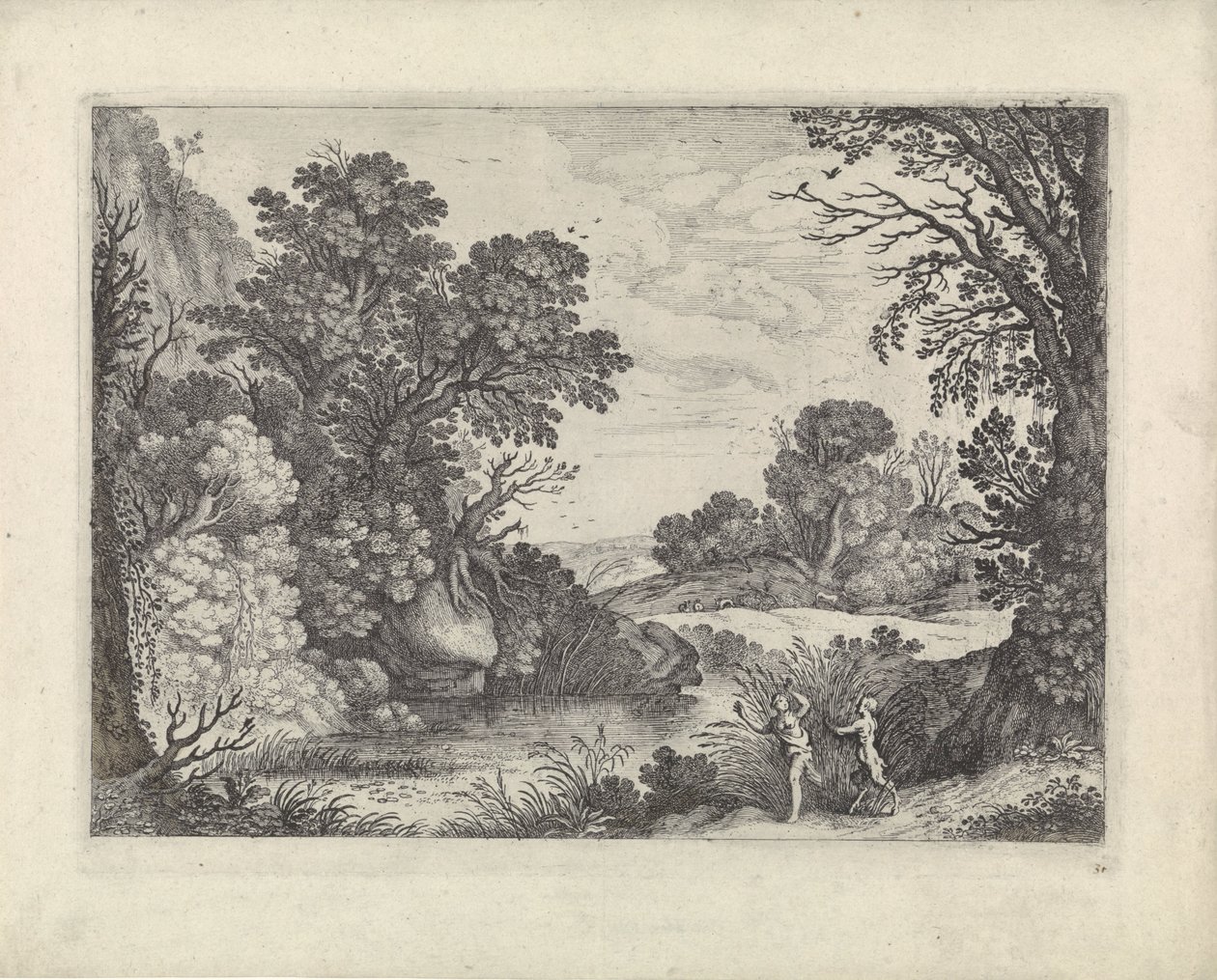 Pan y Syrinx de Willem van Nieulandt (II)