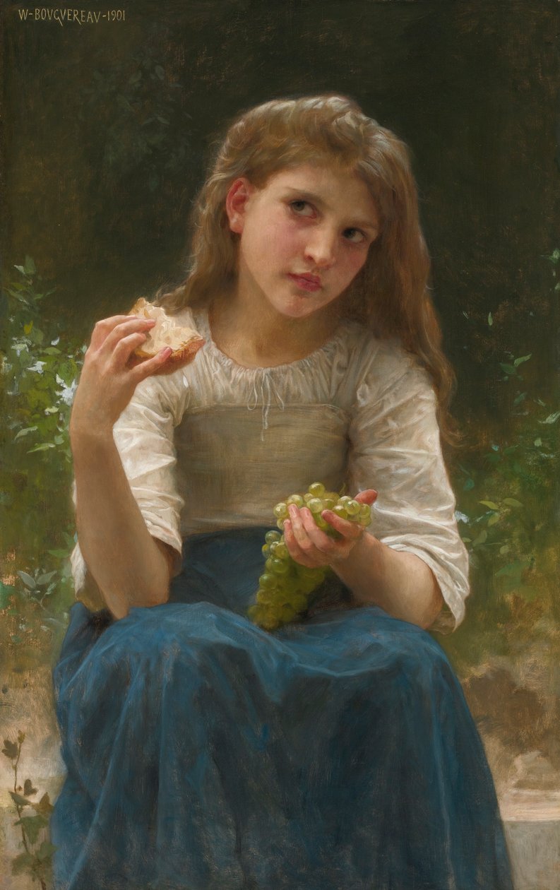 La merienda (1901) de William Adolphe Bouguereau