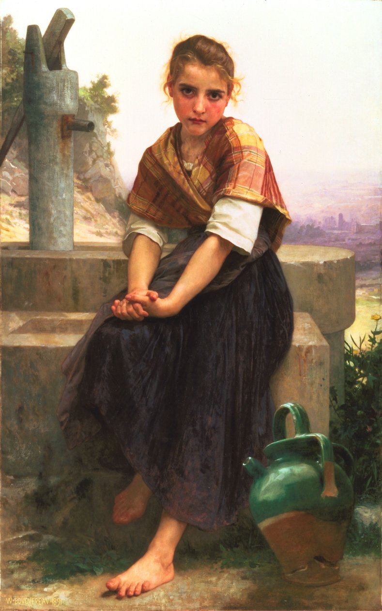 El cántaro roto de William Adolphe Bouguereau