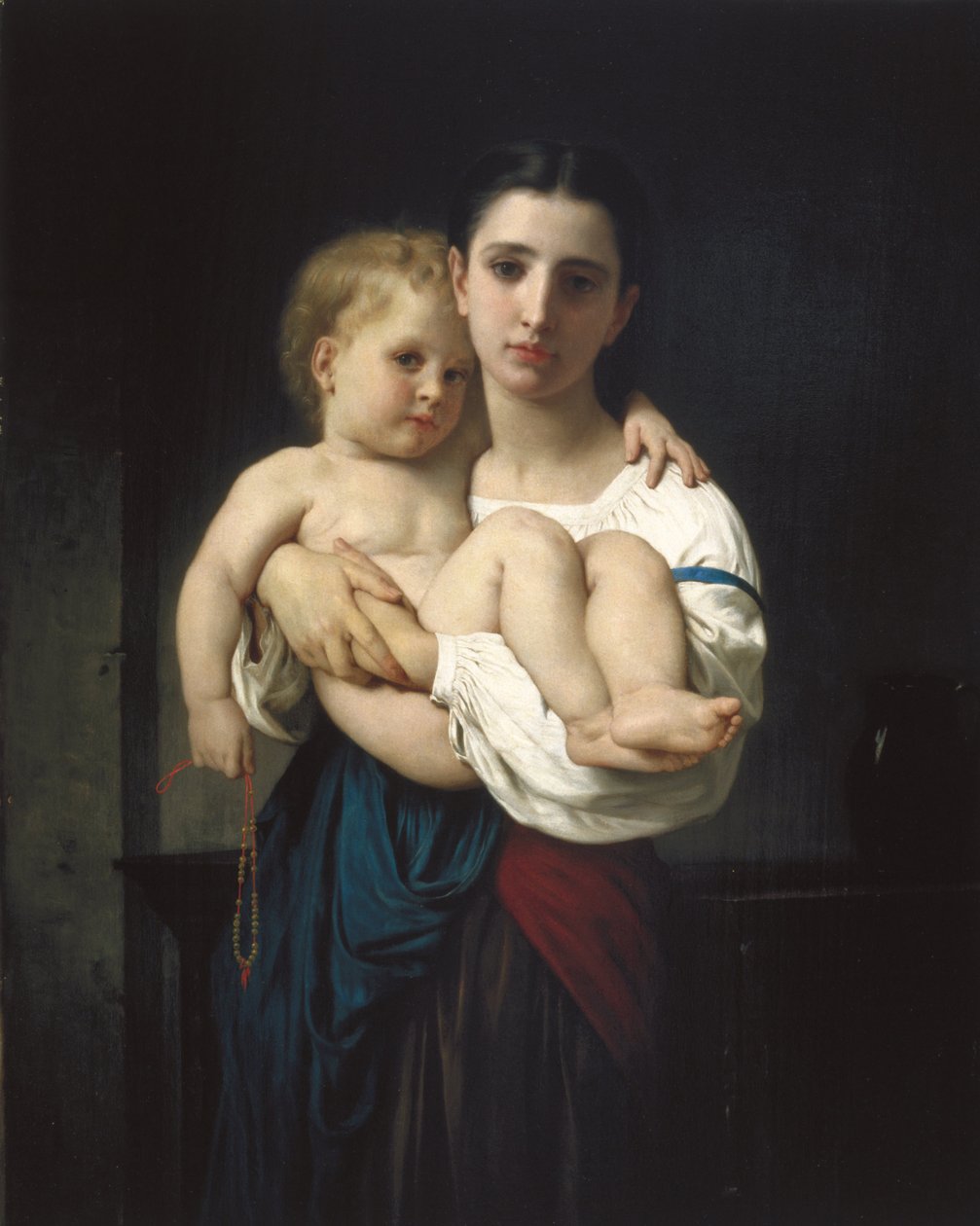 La hermana mayor, reducción de William Adolphe Bouguereau