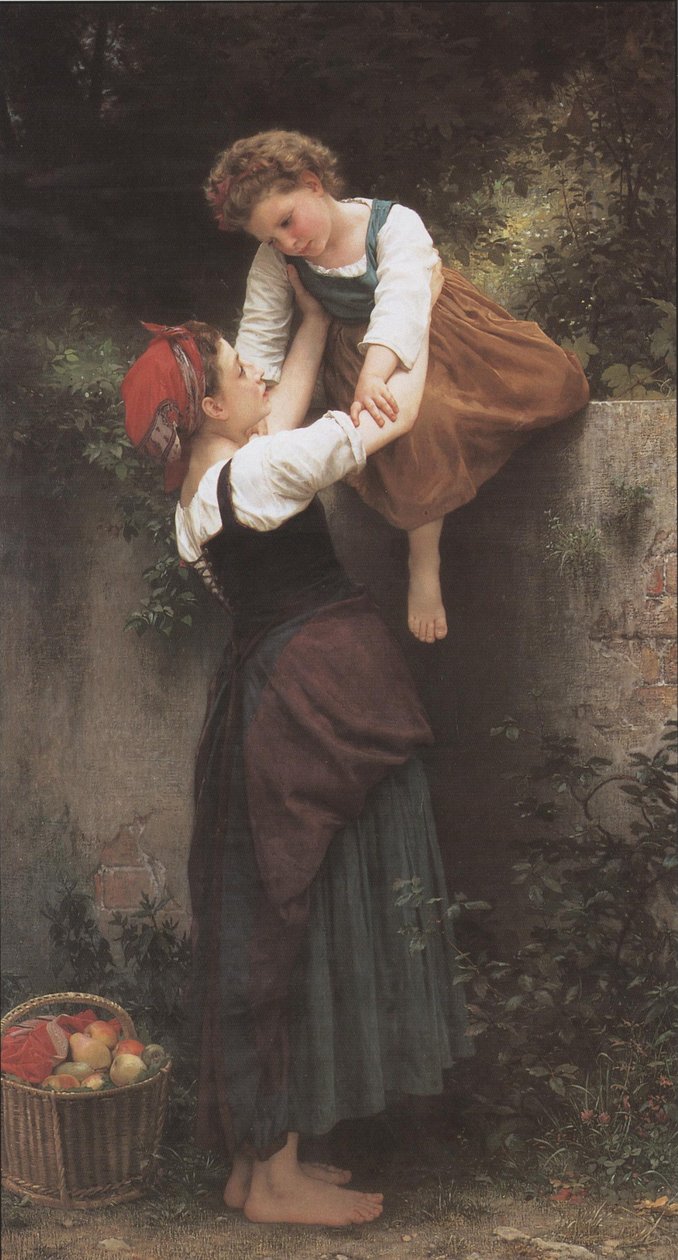 Las Pequeñas Ladronas de William Adolphe Bouguereau