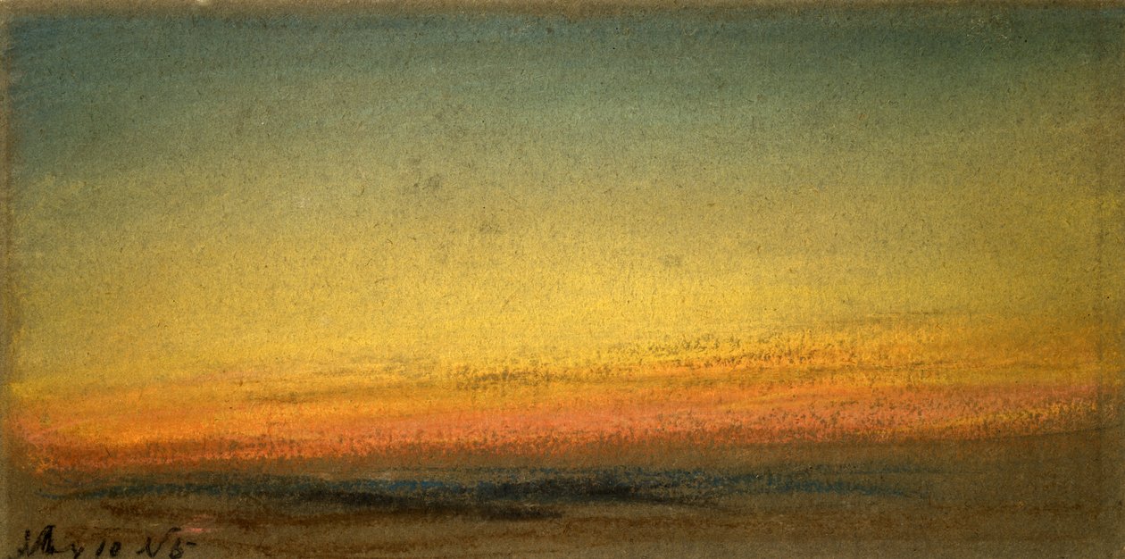 Atardecer, 10 de mayo de 1884 de William Ascroft