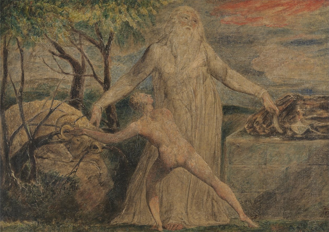 Abraham e Isaac de William Blake