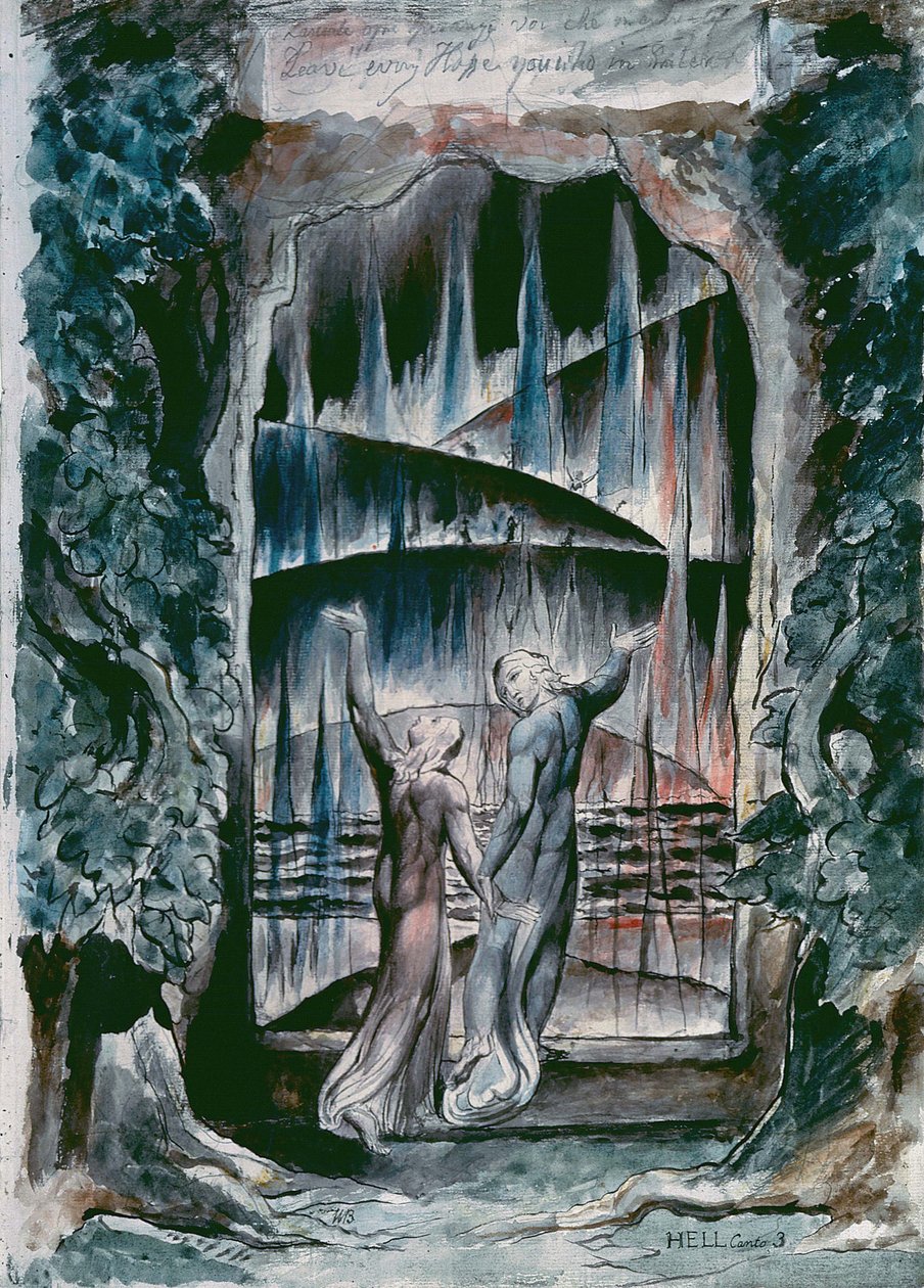 Ilustraciones de la Divina Comedia de Dante de William Blake