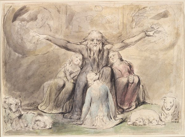Los sueños malignos de Job de William Blake