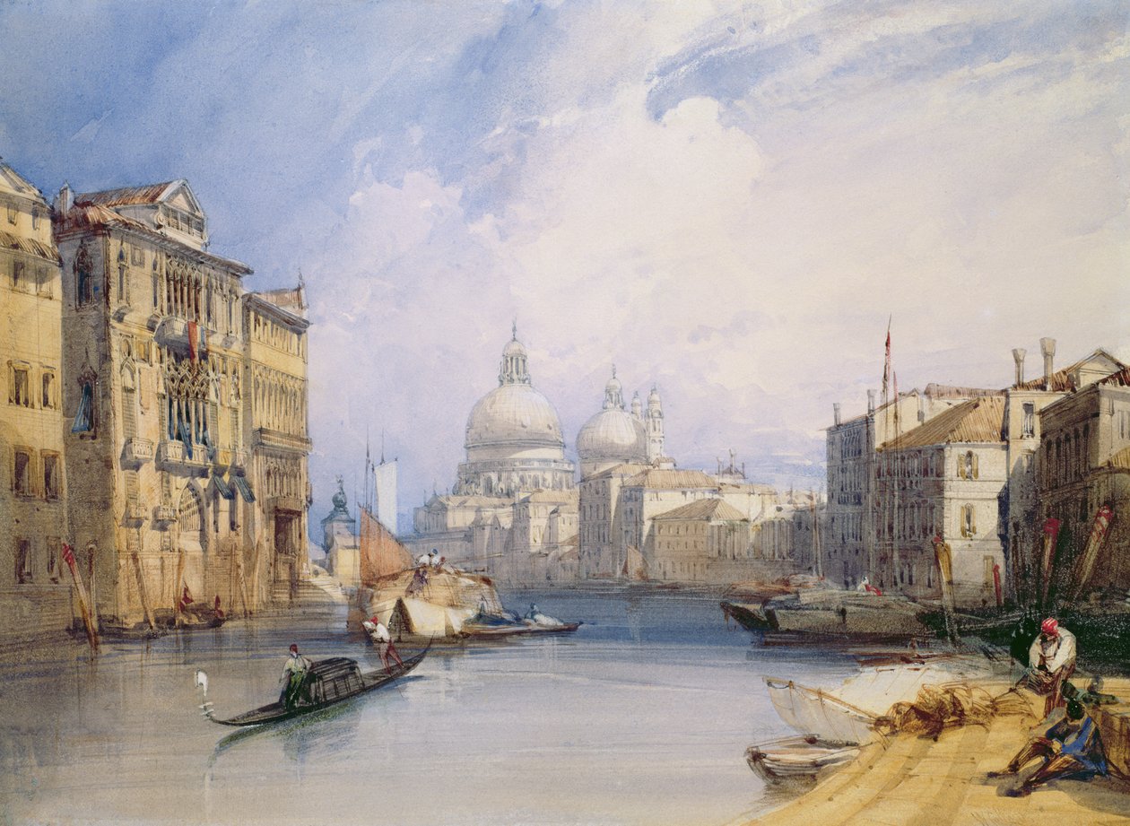 El Gran Canal, Venecia, 1879 de William Callow