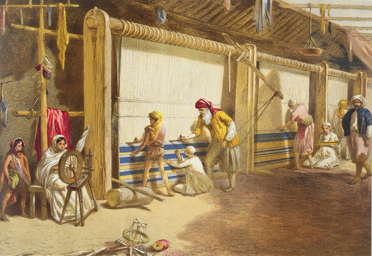 La Escuela de Industria Thug, Jubbulpore, 1863 de William Crimea Simpson