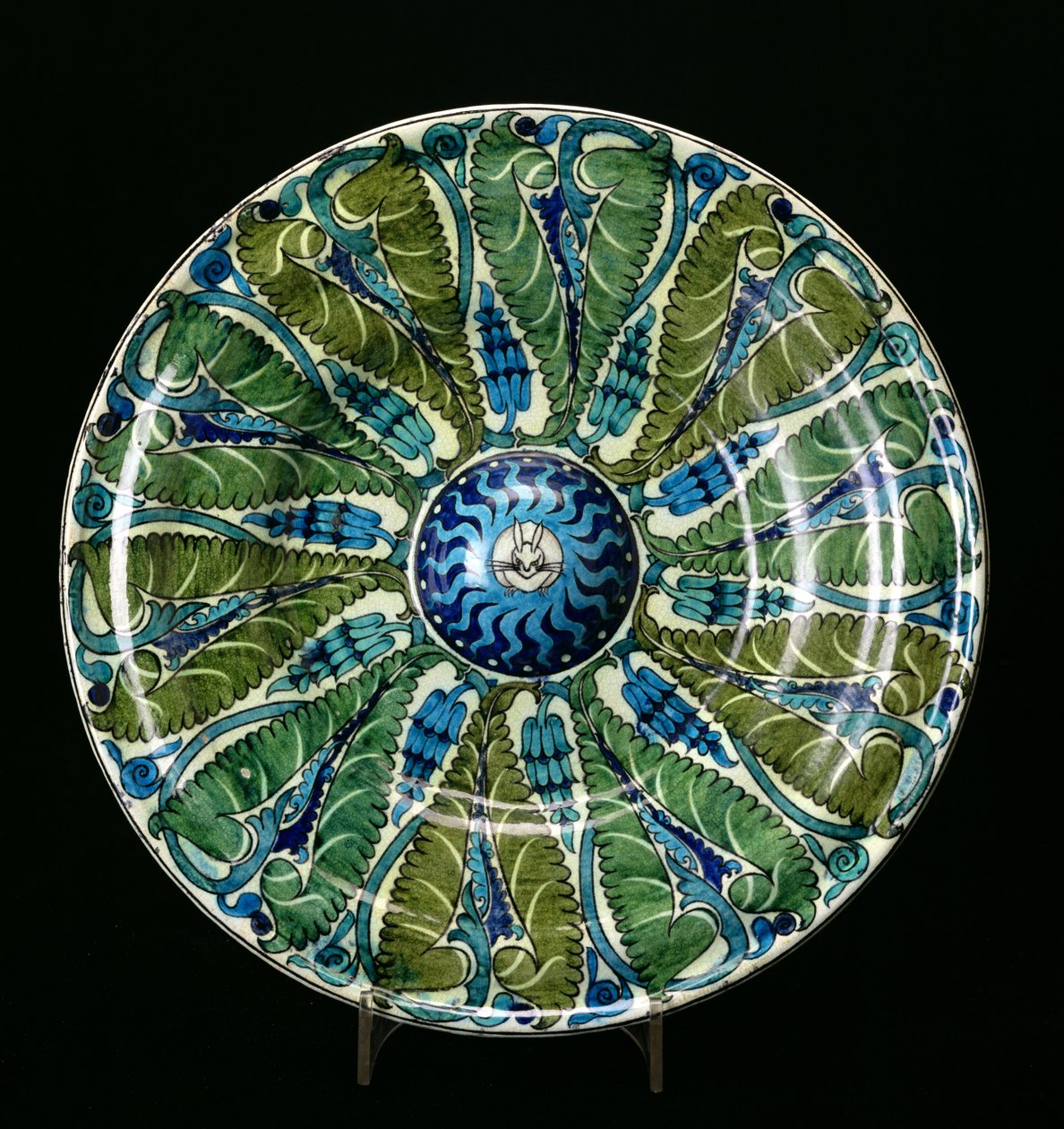 Gran cargador de estilo persa de William de Morgan