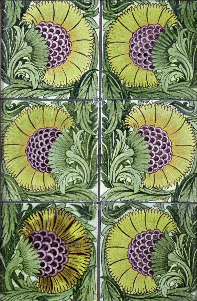 Panel de azulejos de William de Morgan