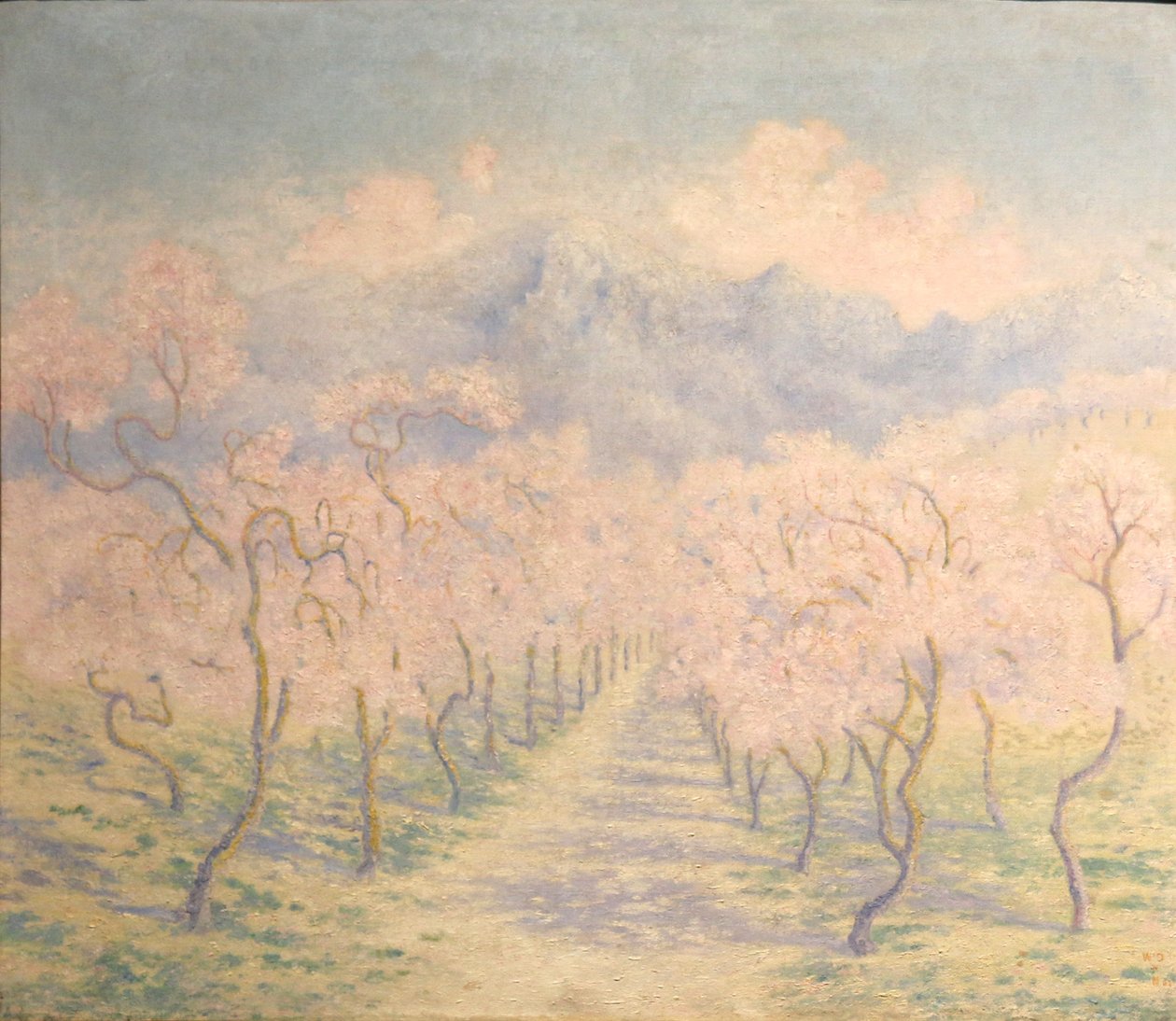 Los almendros, Baleares de William Degouve de Nuncques