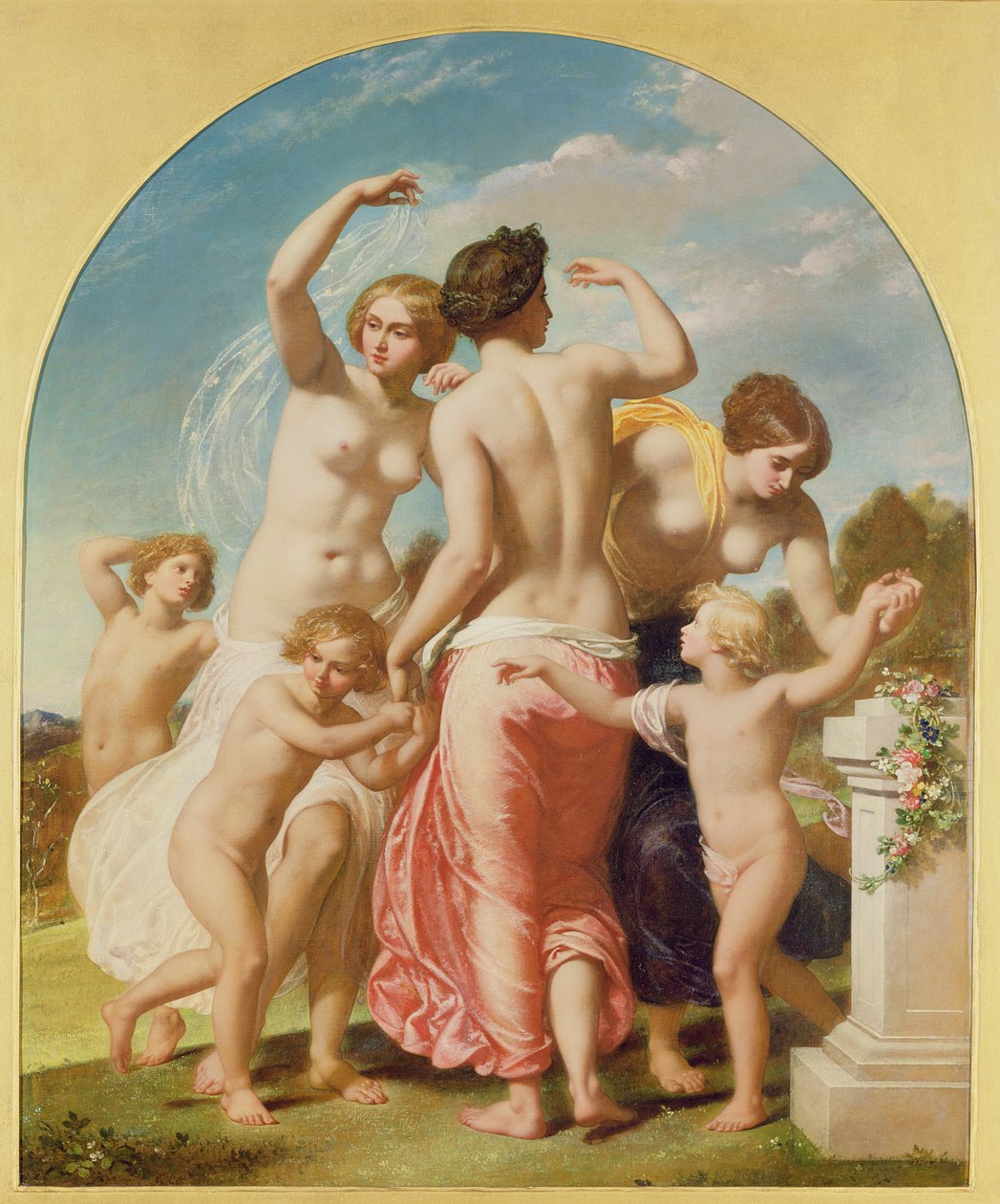 Las tres gracias, 1856 de William Edward Frost