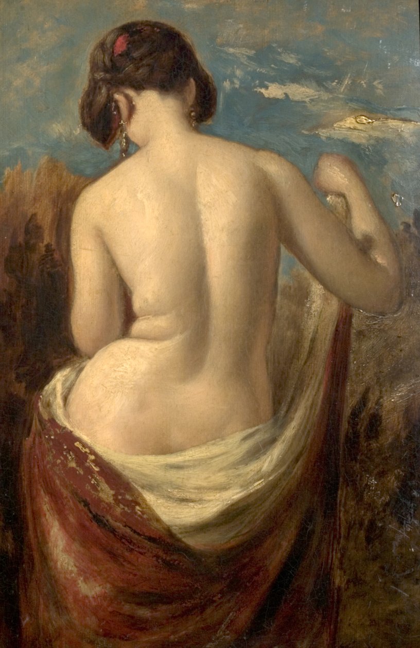 Estudio de una figura semidesnuda de William Etty