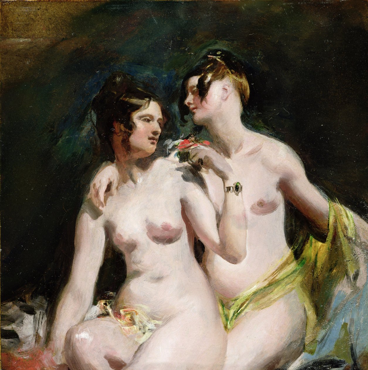 Dos desnudos femeninos de William Etty