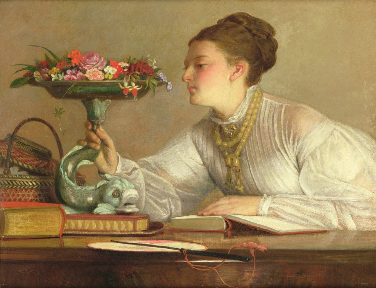 Flores del día de William Frederick Yeames