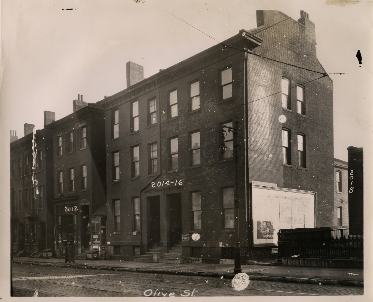 Catlin, Daniel. Residencia. 2016 Olive Street. Exterior de William G. Swekosky