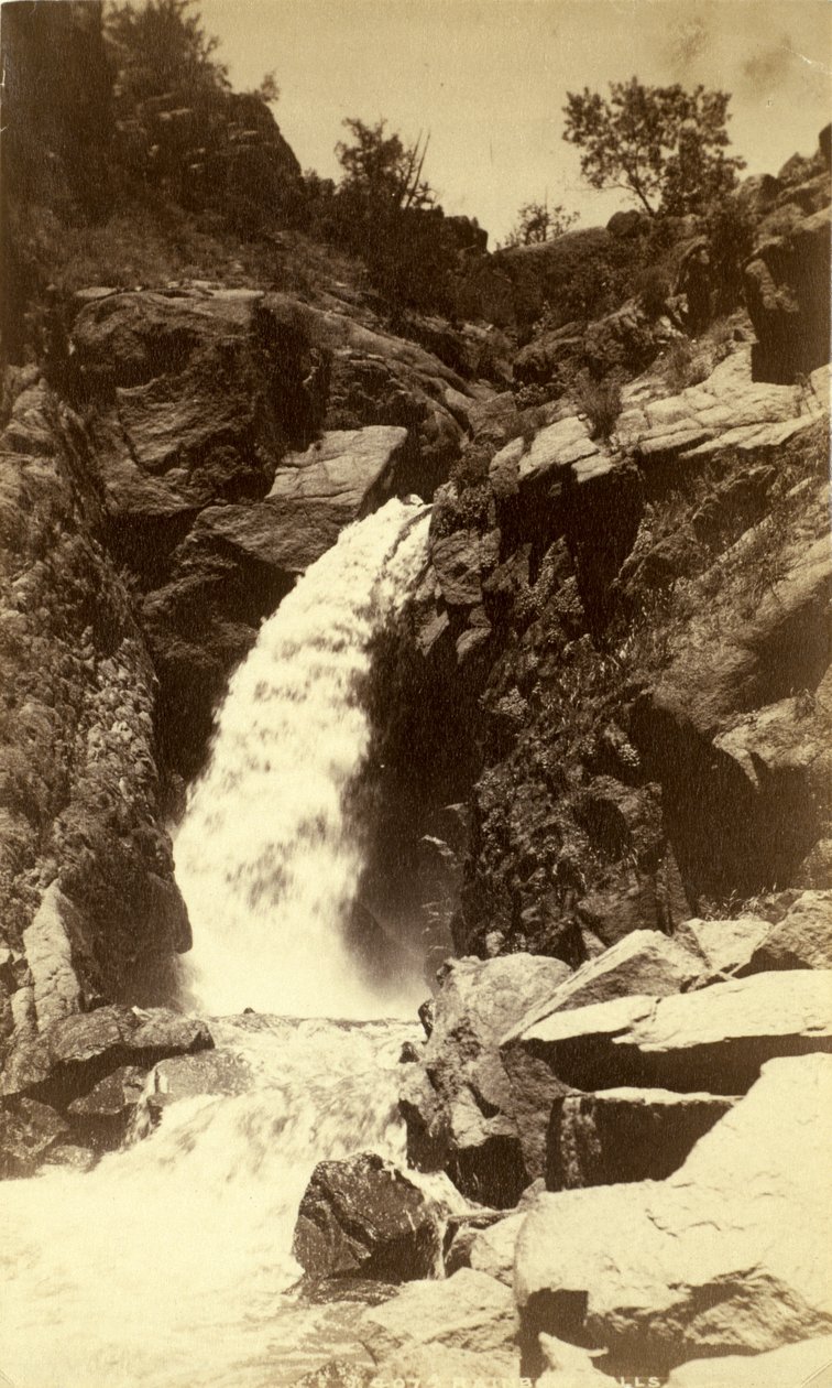Cascadas del Arcoíris, c.1880 de William Henry Jackson