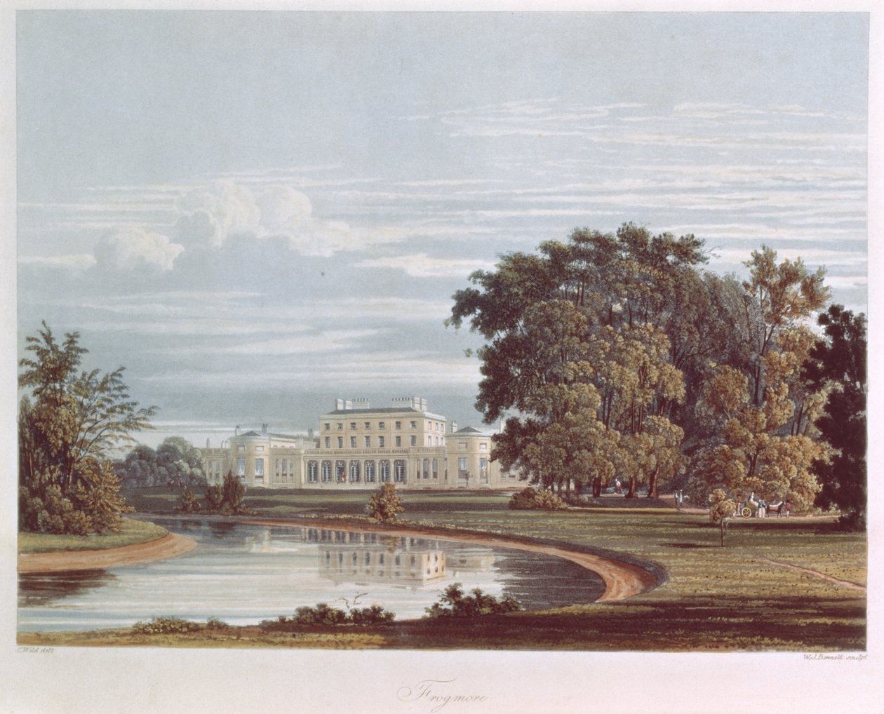 Frogmore, Windsor de Pynes Royal Residences de William Henry Pyne