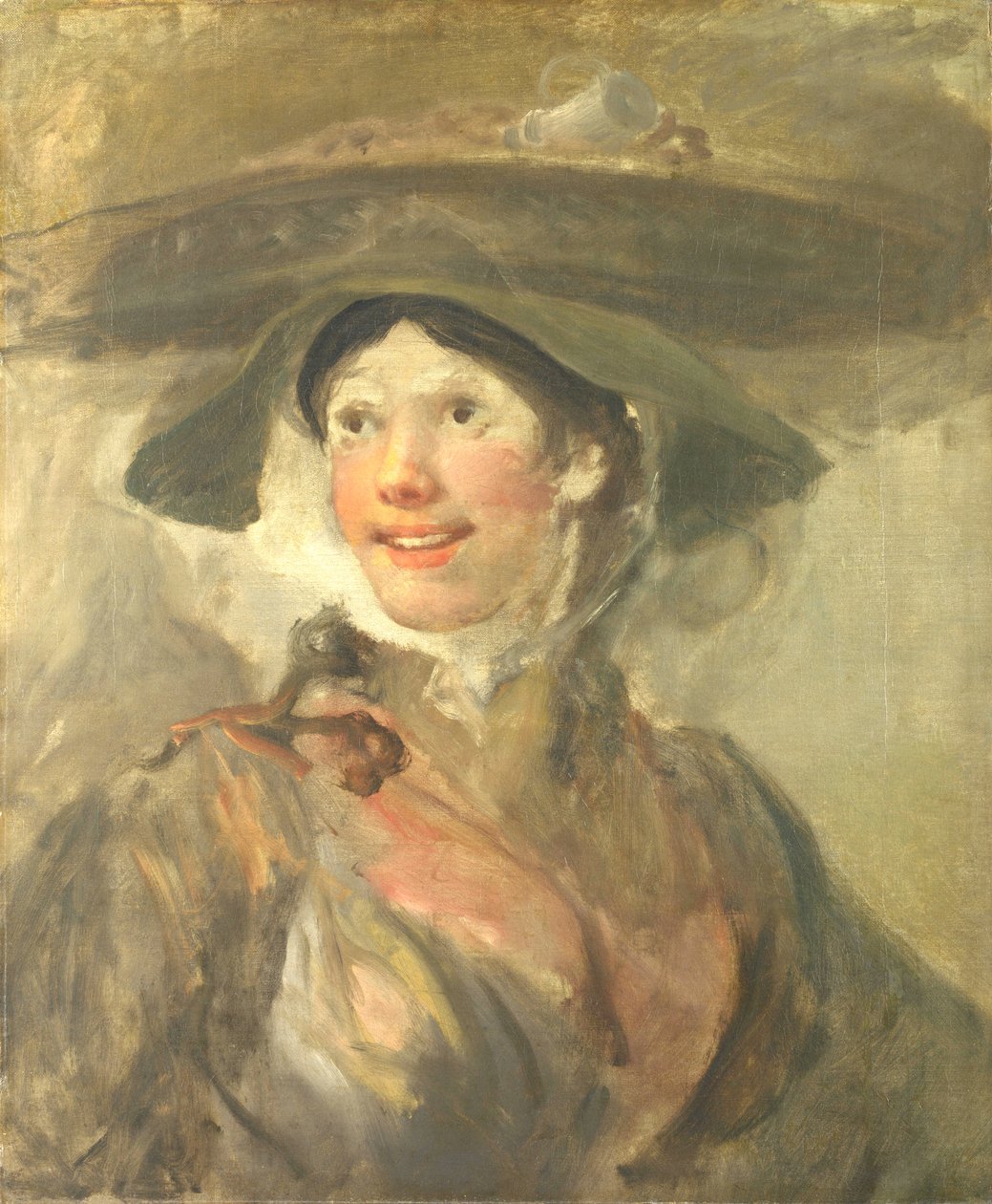 La chica de los camarones de William Hogarth