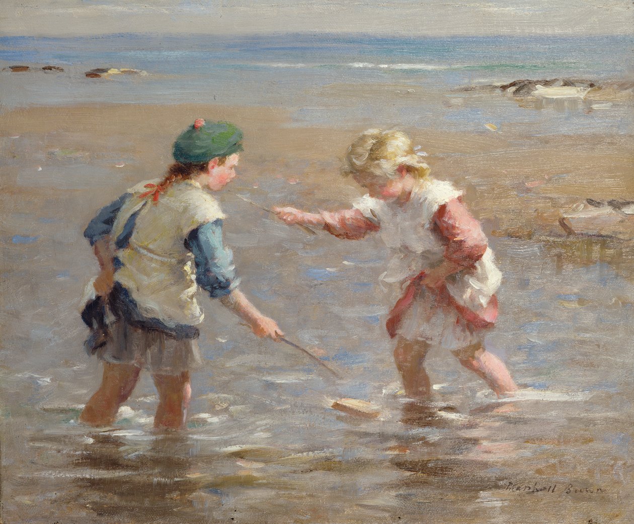 Jugando en los bajíos de William Marshall Brown