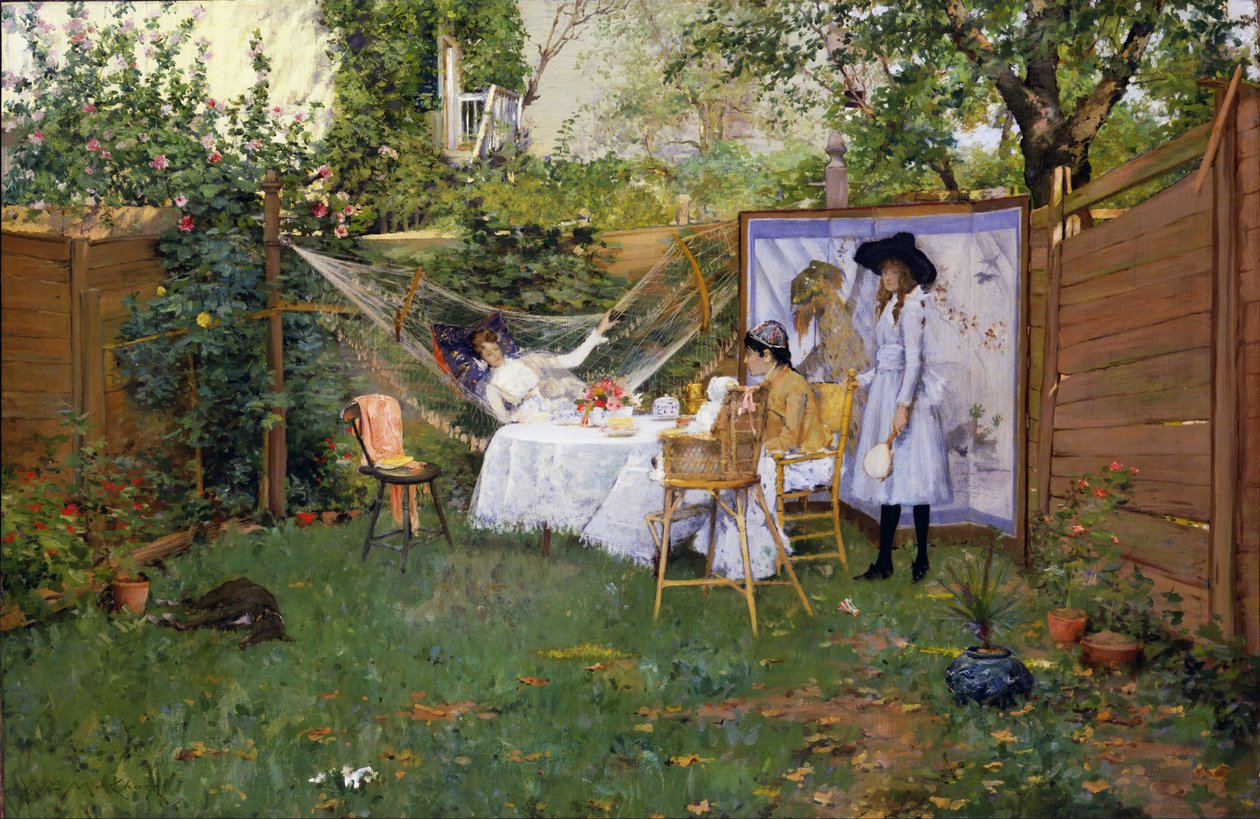 Desayuno al aire libre de William Merritt Chase