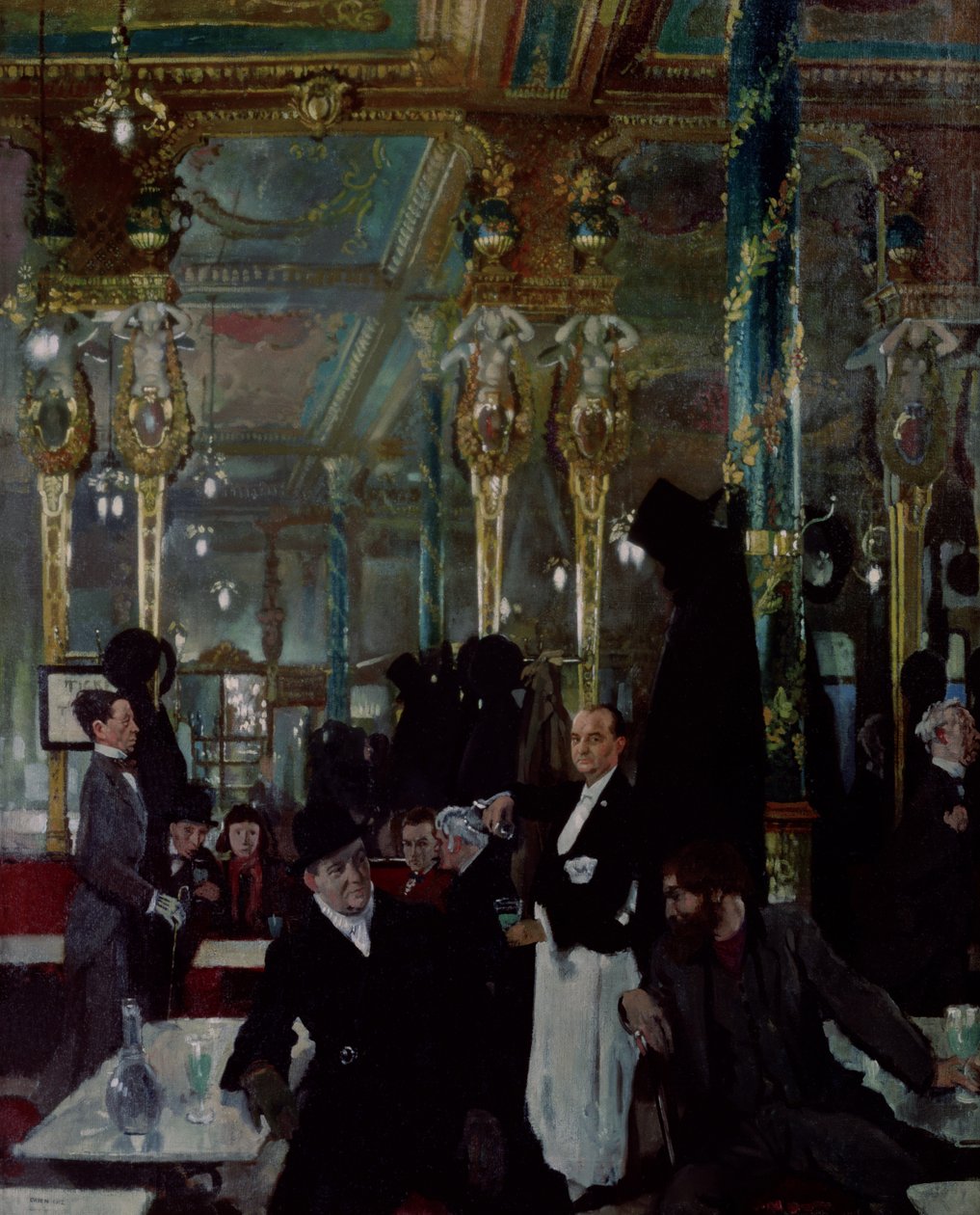 Café Royal, Londres, 1912 de William Orpen