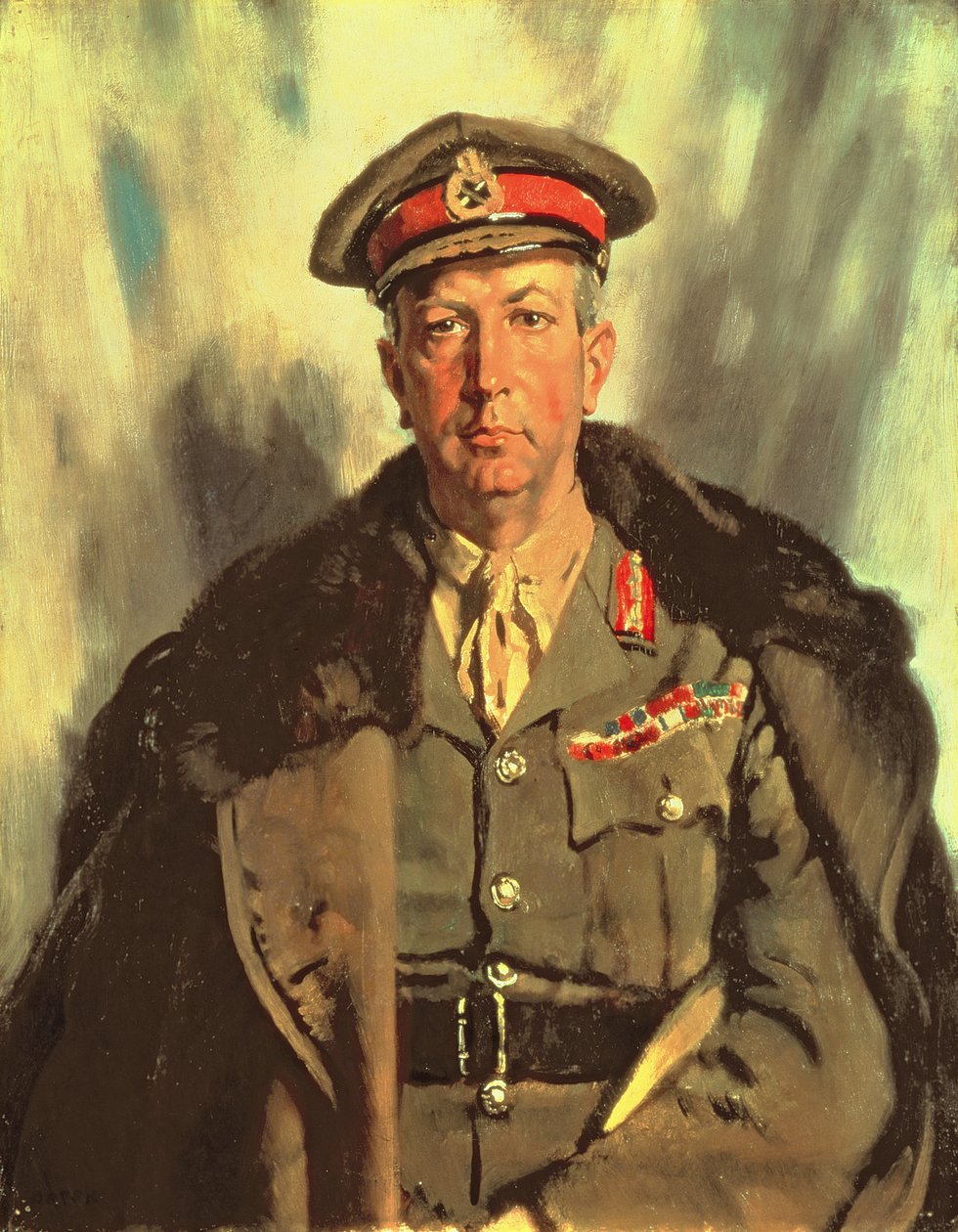 Teniente General Sir A.W. Currie (1875-1933) c.1918 de William Orpen