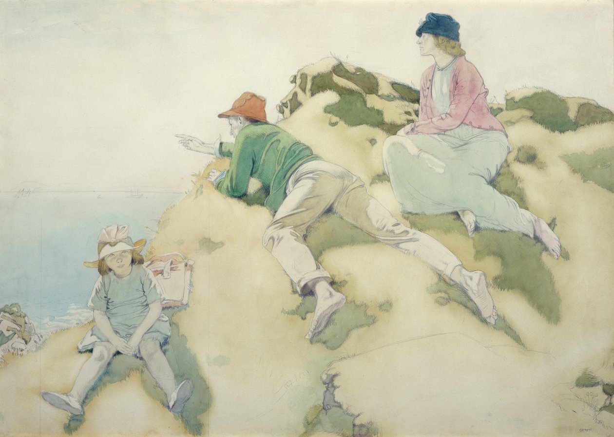 La carrera de yates (Bahía de Dublín) de William Orpen