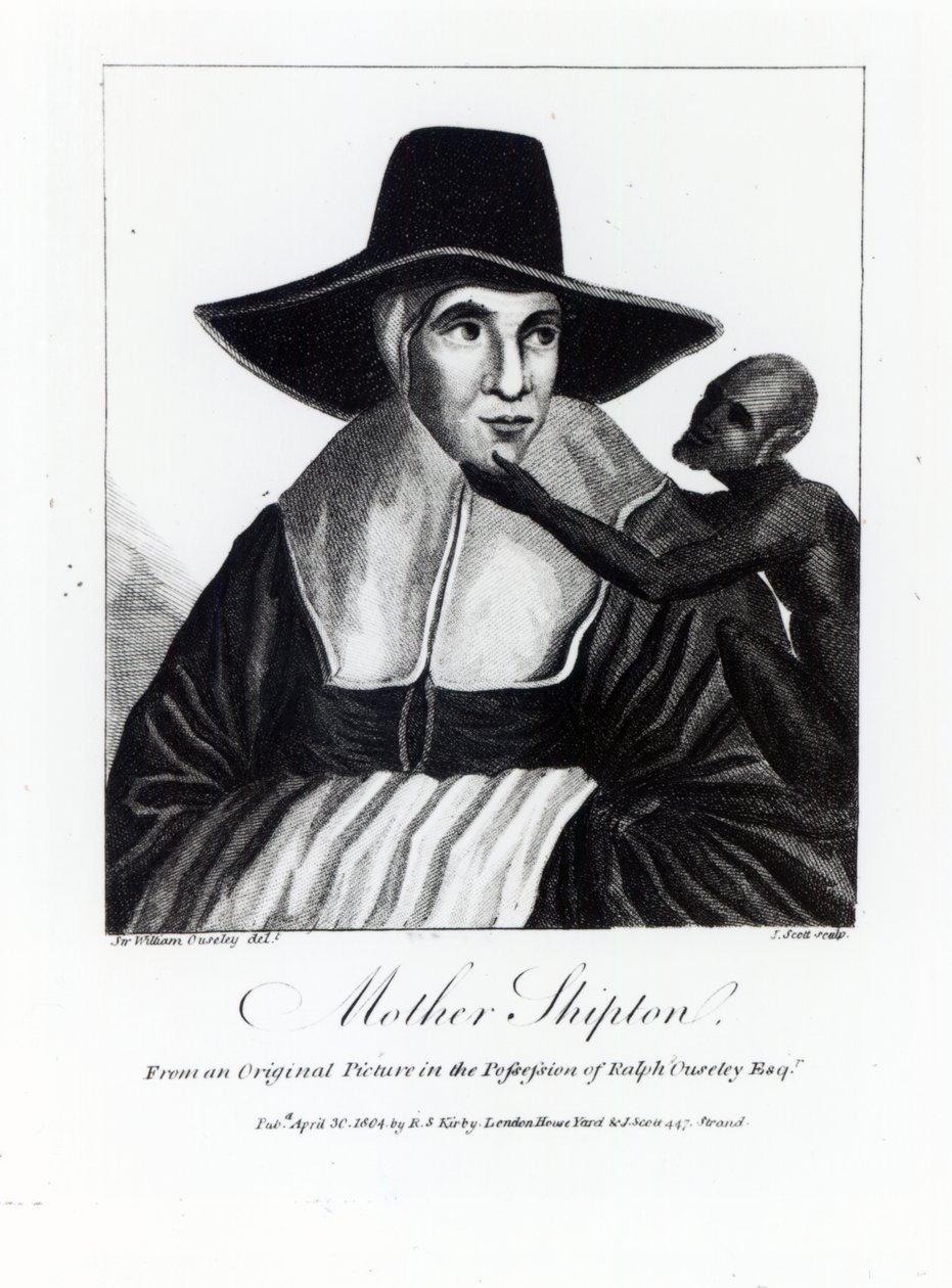 Madre Shipton, grabado por John Scott, 1804 de William Gore Ouseley