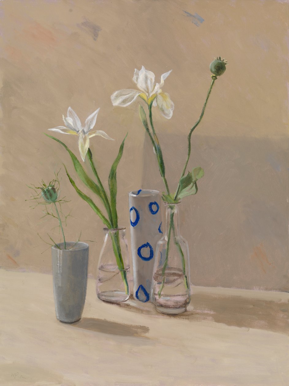Iris y nigella de William Packer