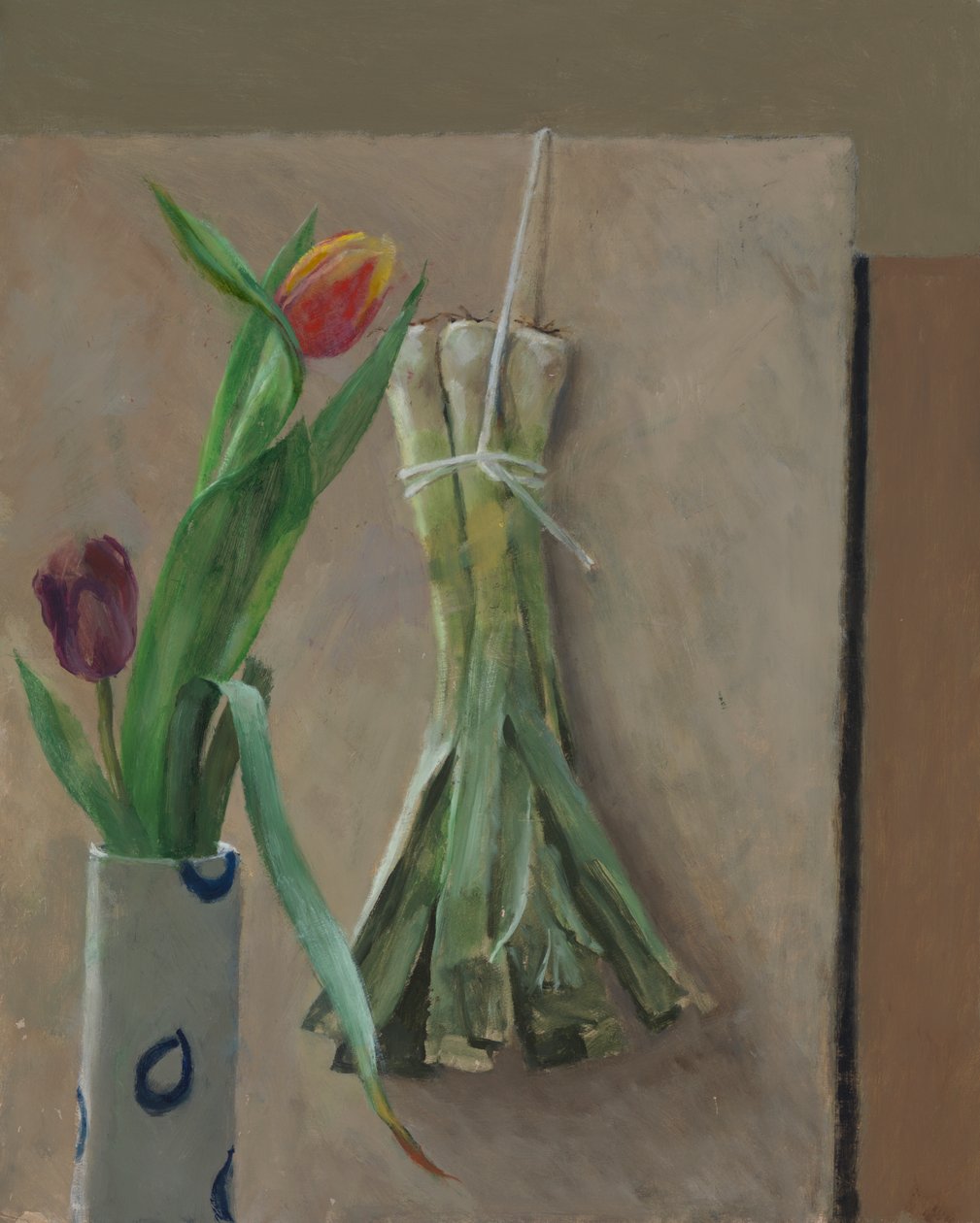Puerros suspendidos, 2014 de William Packer