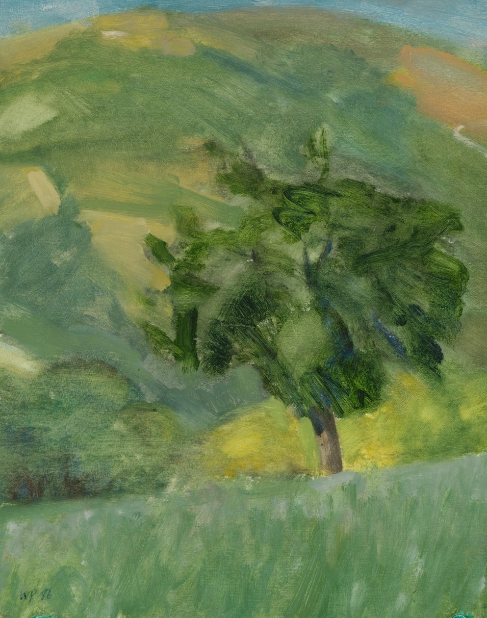Árbol en la colina de William Packer