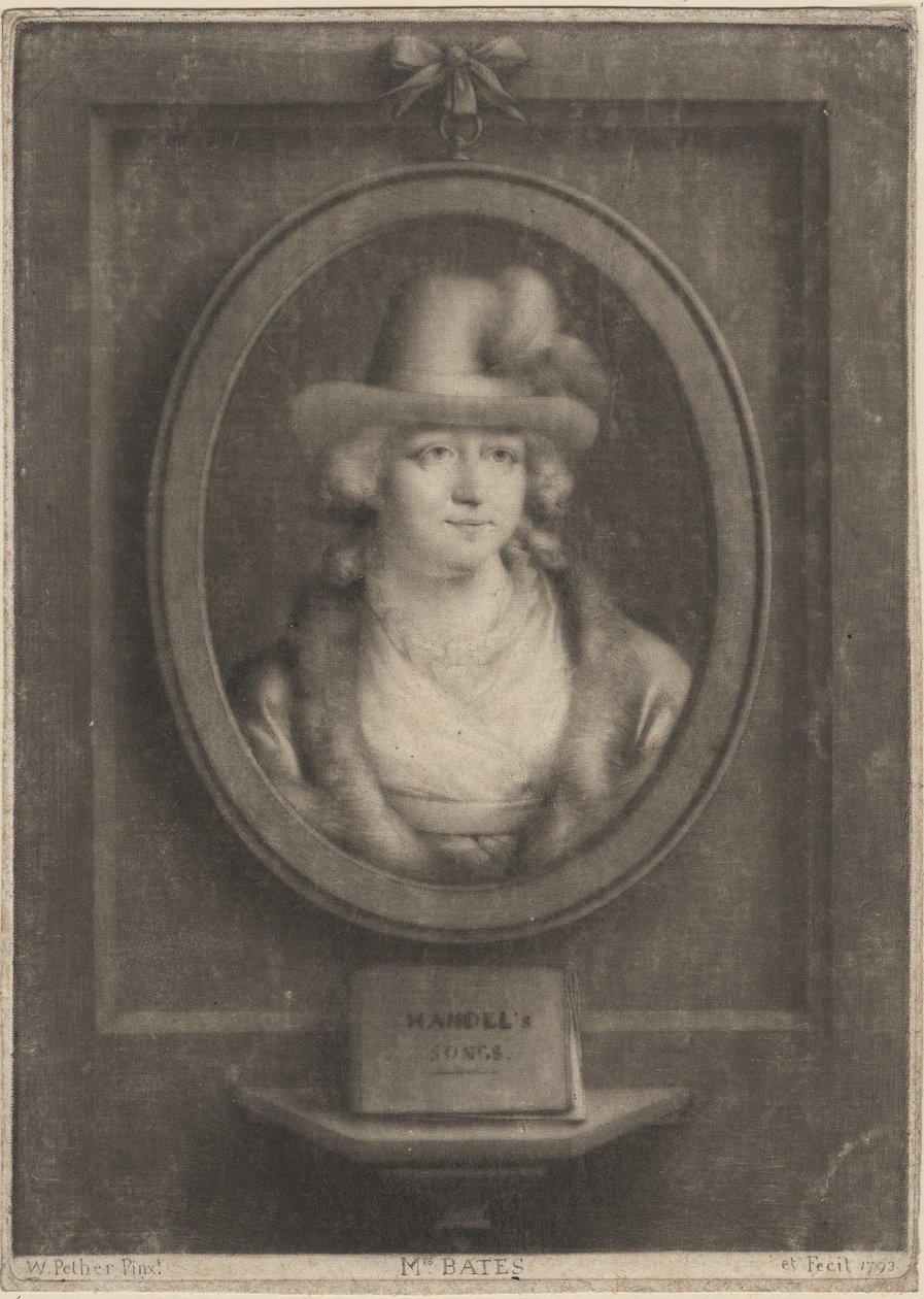 Sra. Bates, 1793 de William Pether