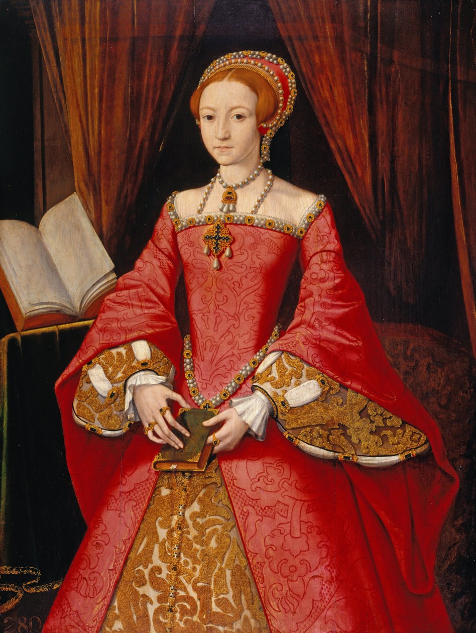 Isabel I cuando era princesa (1533-1603) de William Scrots