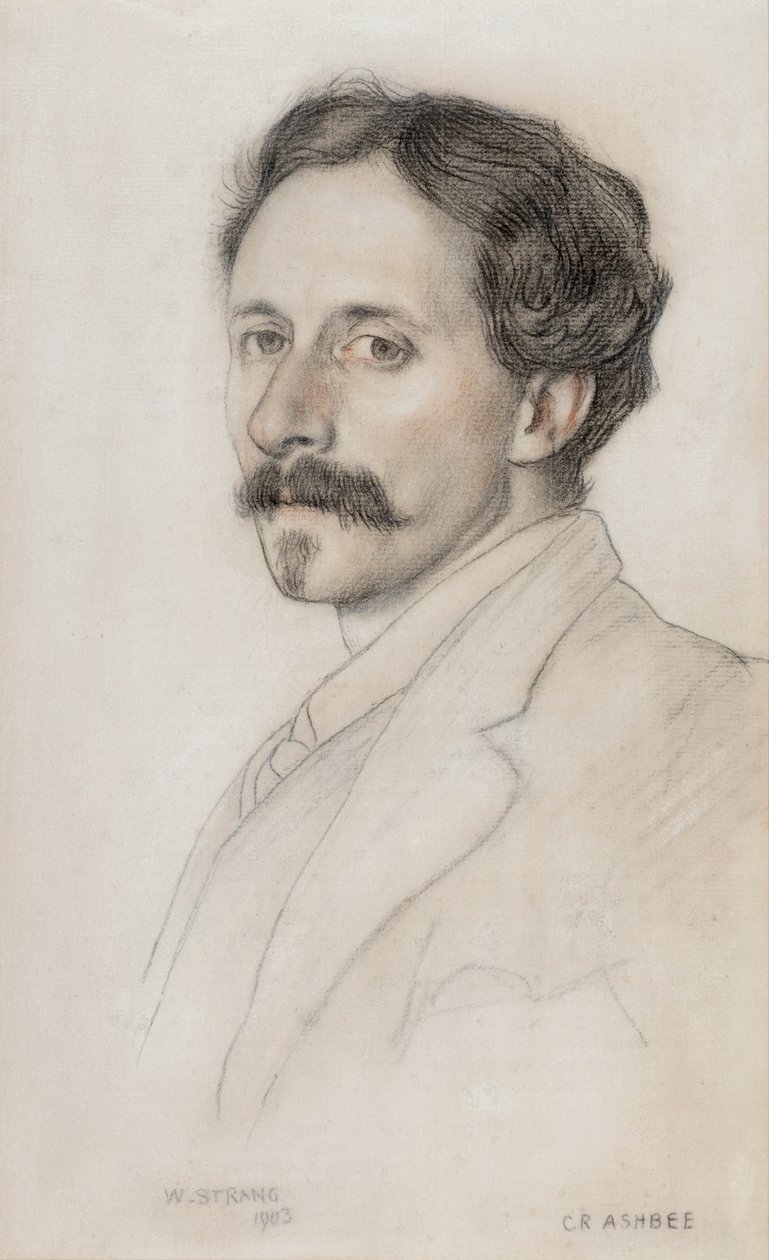 Retrato de Charles Robert Ashbee (1863-1942) 1903 de William Strang
