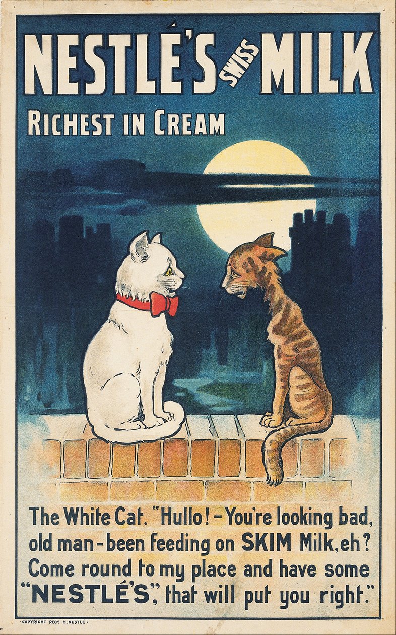 Leche suiza de Nestlé de William True