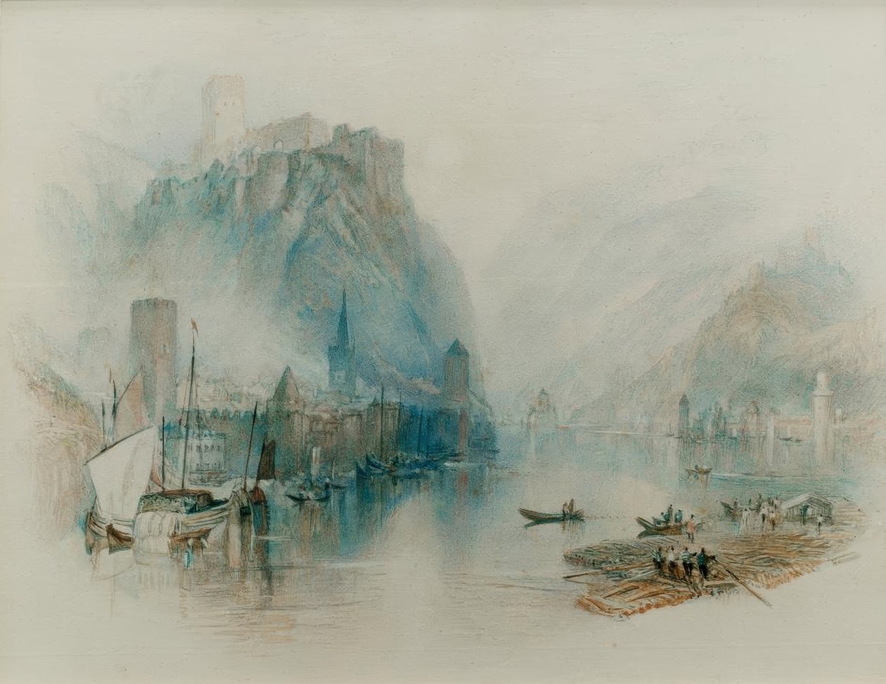 Castillos en el Rin (El Rin Castellado) de Joseph Mallord William Turner