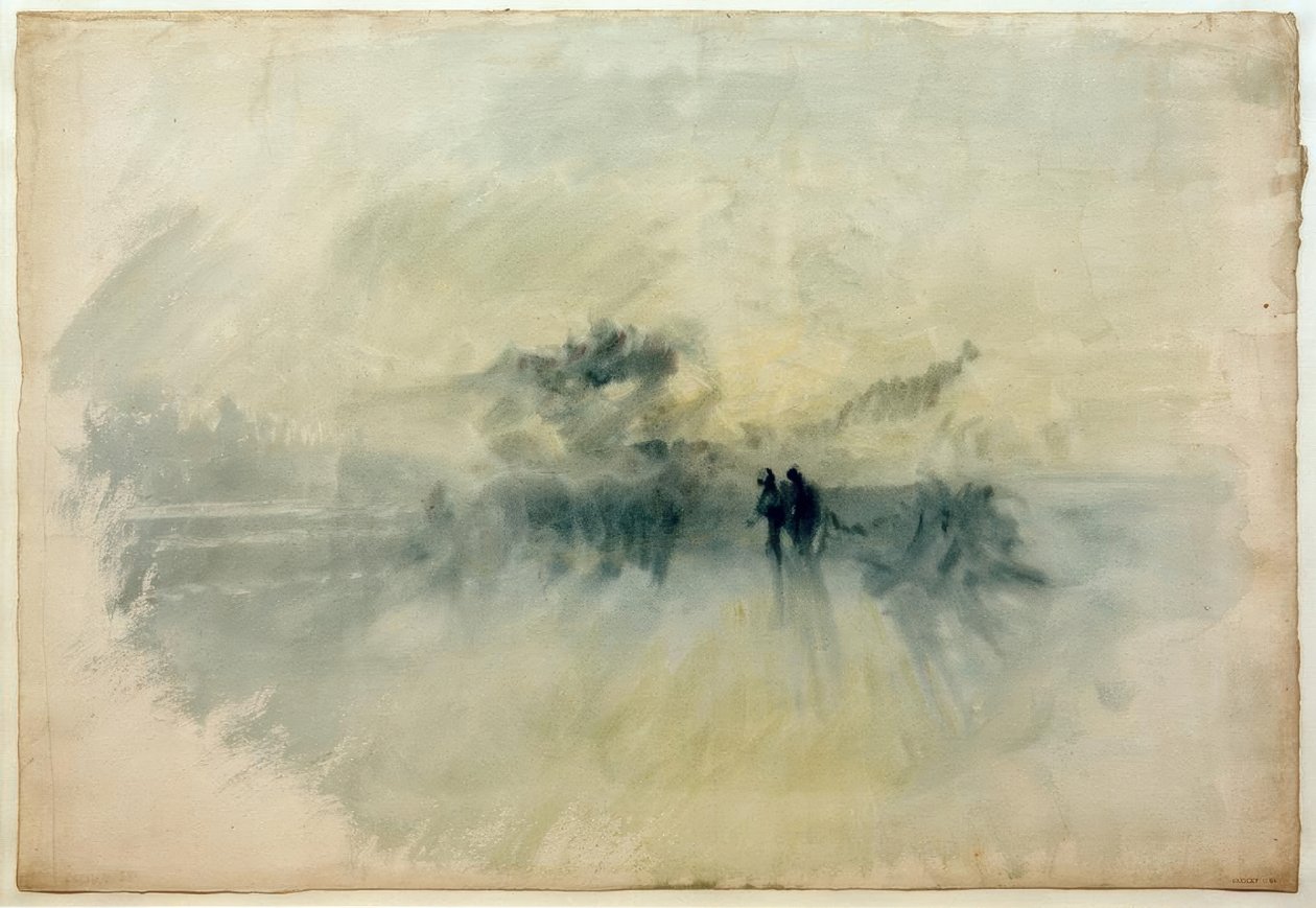 Figuras en una tormenta de Joseph Mallord William Turner