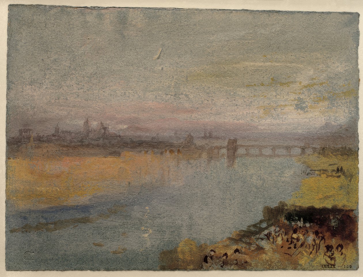 Tréveris visto desde el oeste de Joseph Mallord William Turner