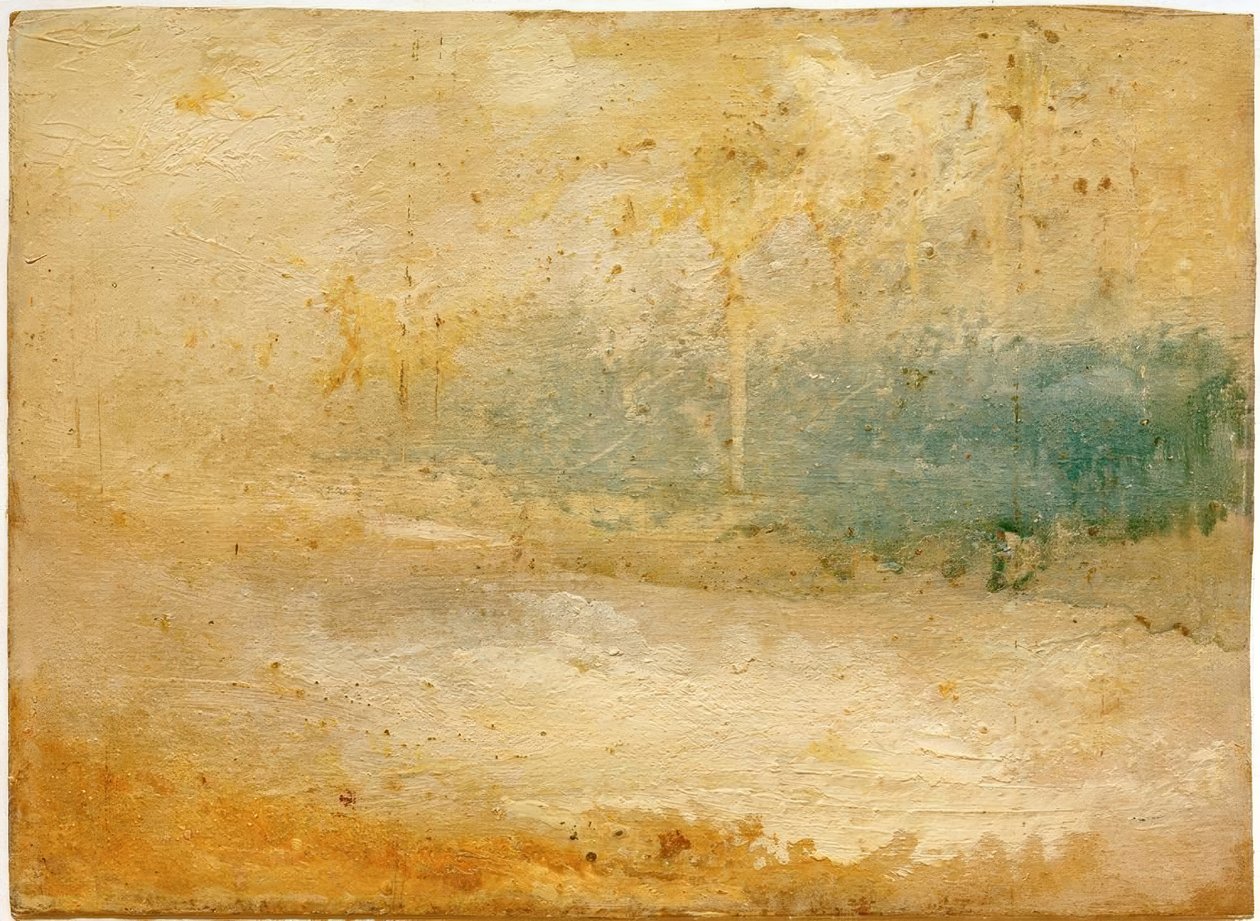 Olas rompiendo en una playa de Joseph Mallord William Turner