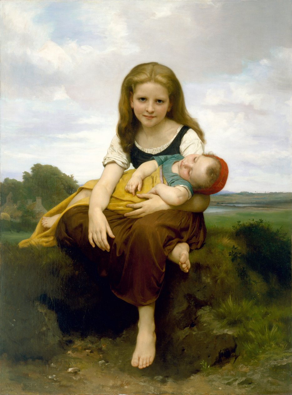 La Hermana Mayor de William Adolphe Bouguereau
