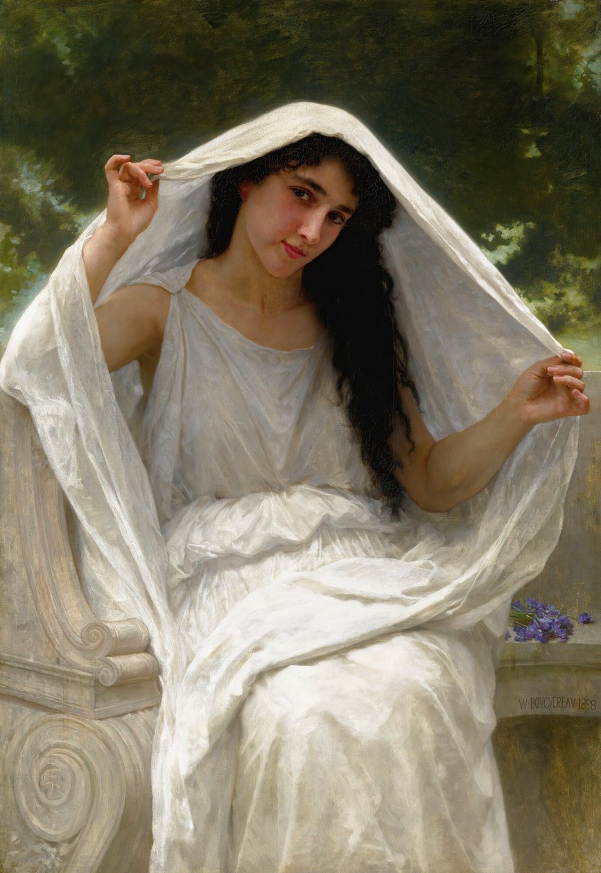 El Velo de William Adolphe Bouguereau