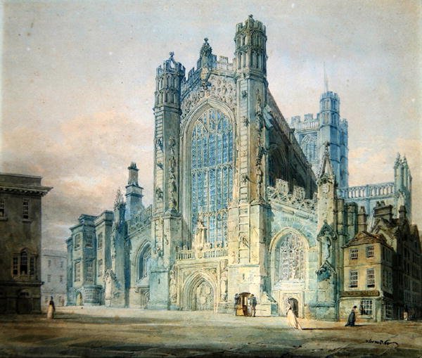 Vista de una Catedral de Joseph Mallord William Turner