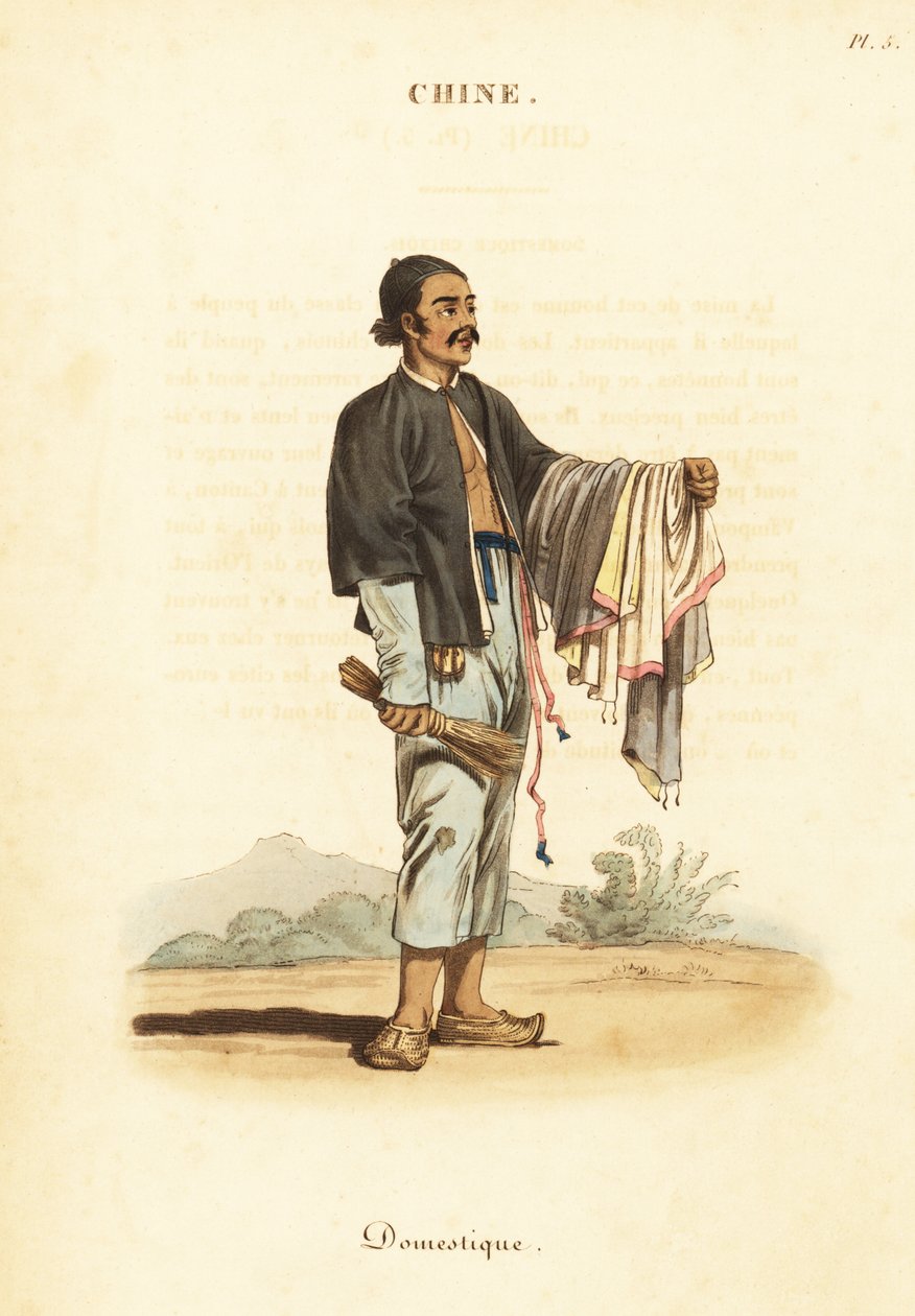 Empleado doméstico chino de William (after) Alexander
