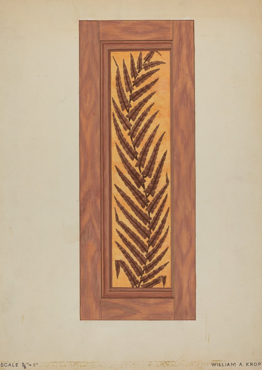 Paneles de Interiores de Vagones de Tren de William A. Kropp