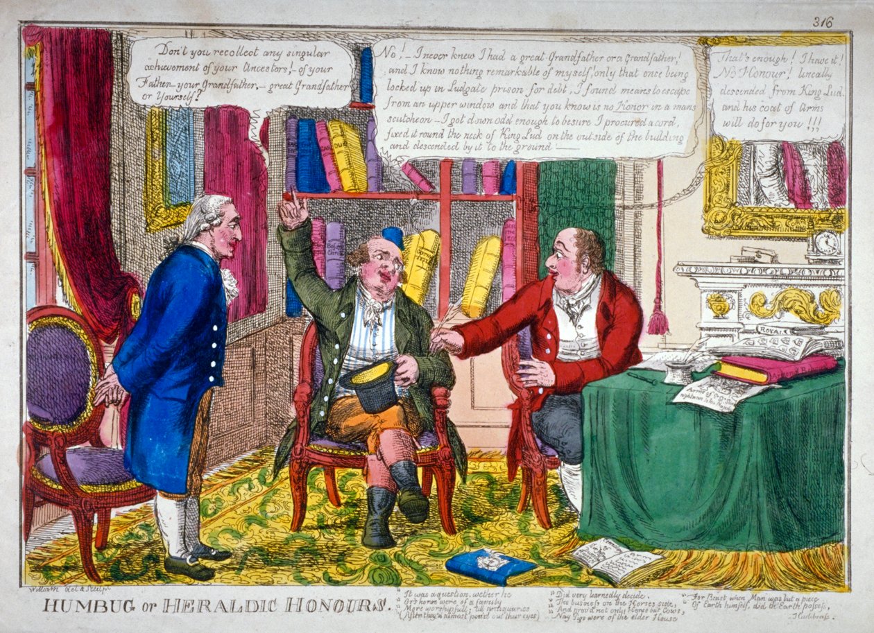 Engaño o honores heráldicos de William Abraham