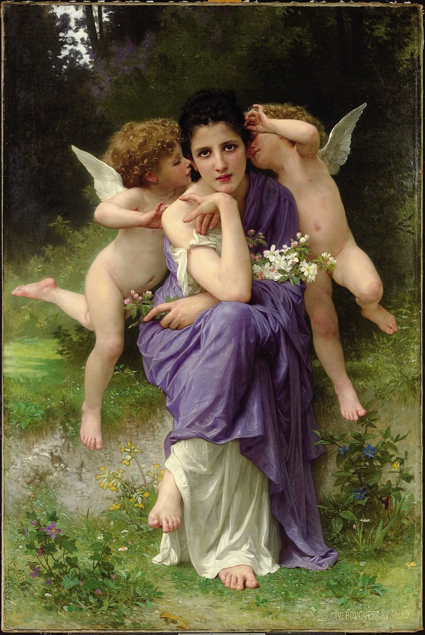 Canciones de primavera, 1889 de William Adolphe Bouguereau