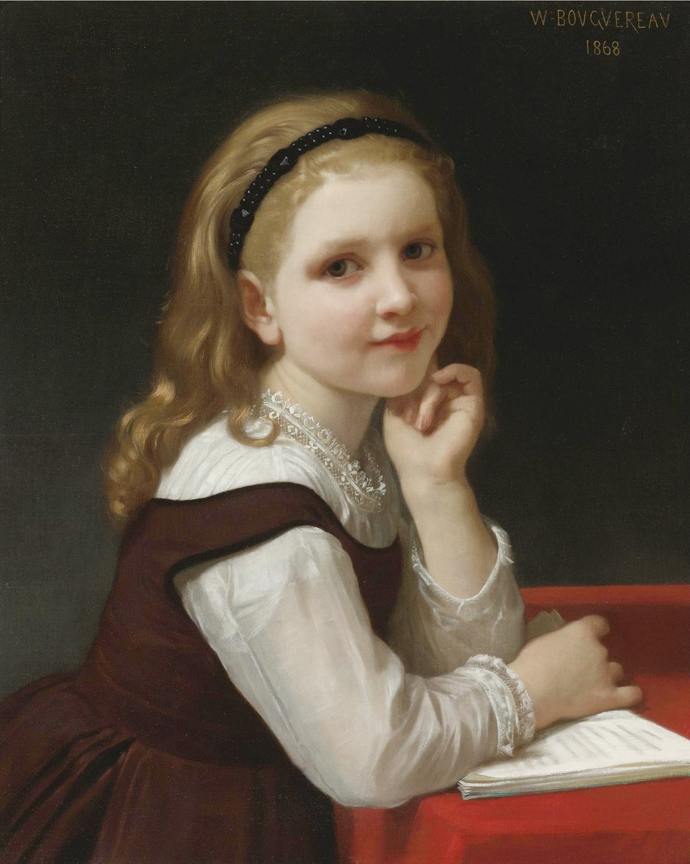 Distracción de William Adolphe Bouguereau